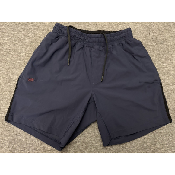 Rhone Versatility Shorts Mens Small S Blue Athletic Stretch Athleisure Elastic - Picture 1 of 8